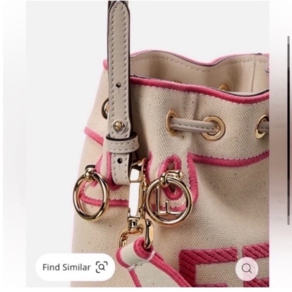 Fendi Women Sand Canvas Mini Mon Tresor Bucket Bag NWT - Picture 5 of 8